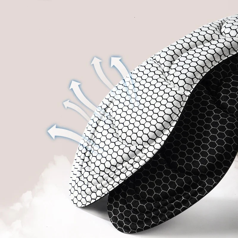 Graphene Insoles Heel Sticker Absorbs Sweat Odors Antibacterial Deodorizing Comfortable Women High Heels Pad Shoes Accessories 240613