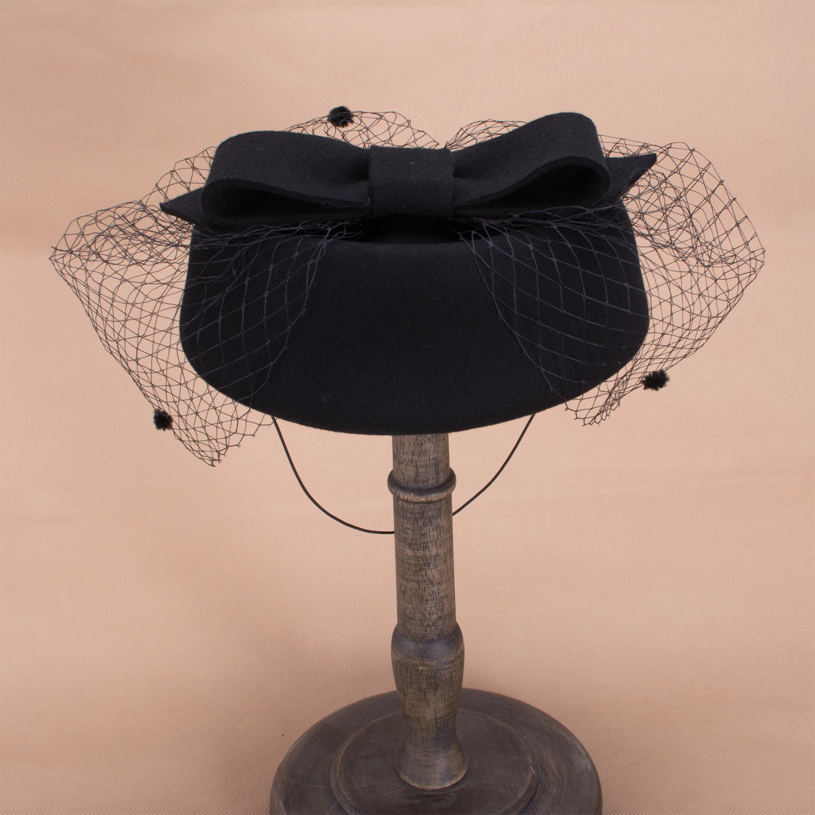 Lawliet Womens 100 Wool Felt Dress Winter Beret Pillbox Hats Event Church Tea Party T311 240603