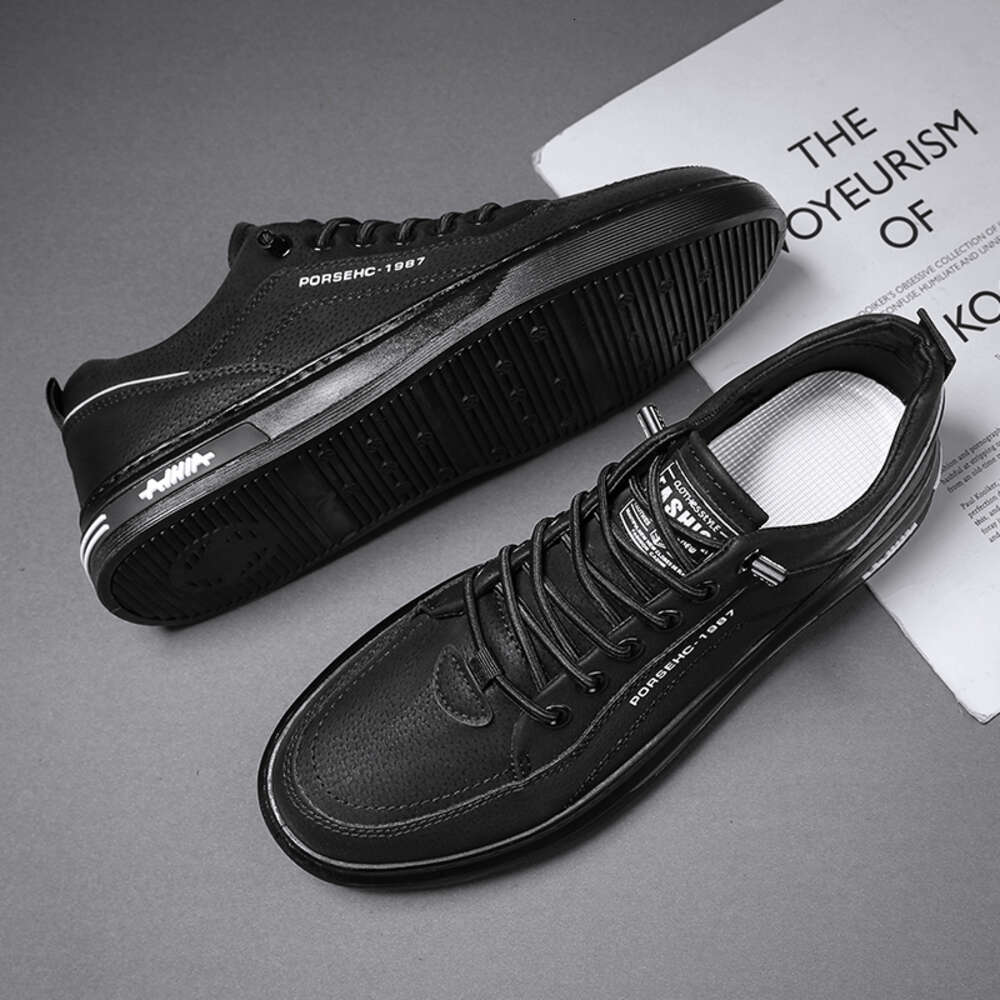 Men's 2024 White Trendy All-Match Low Top Sneakers Non-Slip Lightweight Breathable Athletic Gym Tennis Walking Shoes