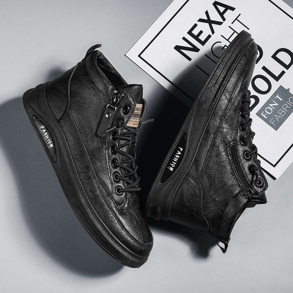 2024 Men's Outdoor Skateboarding Hot Selling Sliding Shoes with Ankle Zipper Casual Style