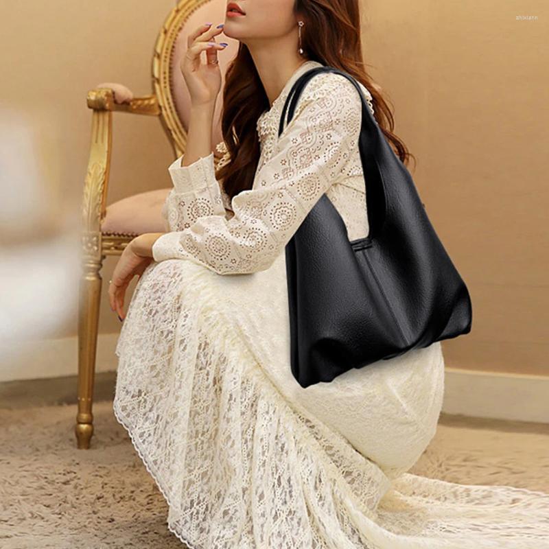Designer Handbags: Chic Solid Color PU Leather Bag With Top Handle - Lightweight Shoulder Purse For Women New Free Delivery Designer Bag