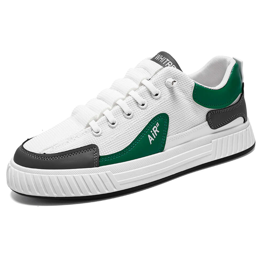 2024 Men's Running Canvas Shoes Breathable Korean Version Trend All Sports Casual Board Footwear Little White Styles