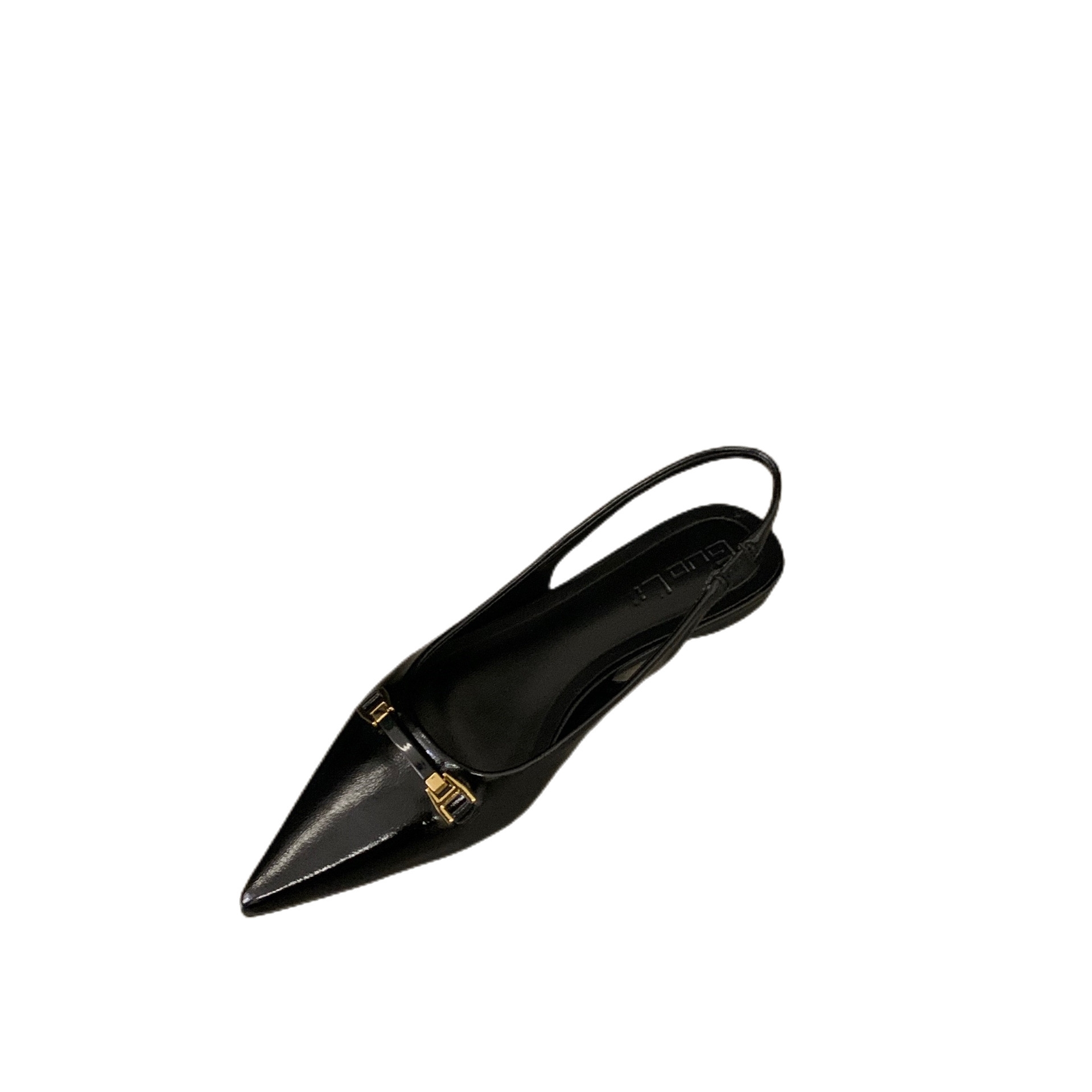 Women's Shoes New Design Heighten Breathable Gentle Casual Style Pointed Toe Triple Black Free shipping