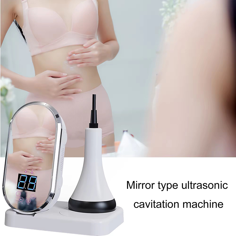 40K Cavitation Machine 40KHz Ultrasonic Anti Cellulite Body Slimming Beauty Device Leg Arm Waist Fat Reduce Body Shaping Lipo Cavi System Machine LED 