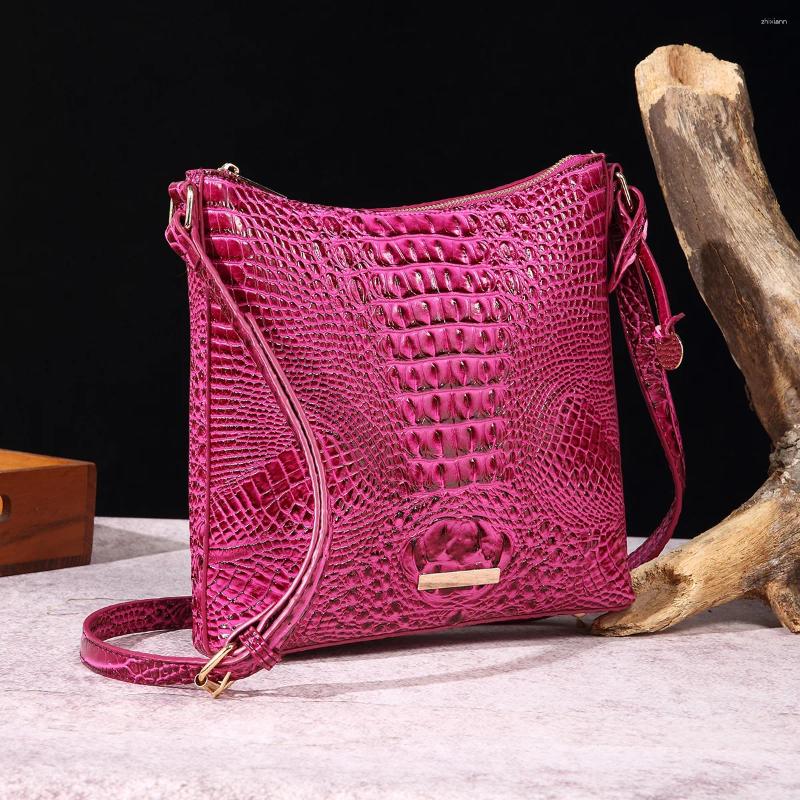 Free Shipping Shoulder Bags Fashion Gradient Crocodile Pattern Crossbody Designer Women Bag Pu Leather Classic Small Tote Female Designer Bag Luxury B