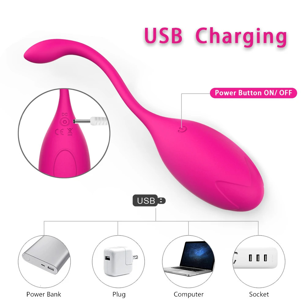 10 speed G-spot vibrator female vibrating egg Kegel sports vaginal ball remote-controlled bullet vibrator female sex toy 240531