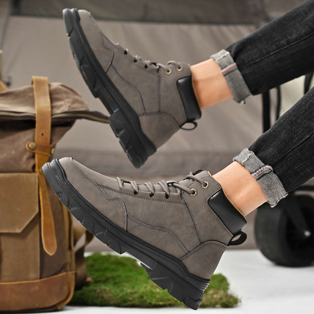 89555 Autumn/Winter High Top Shoes Large Outdoor Work Martin Boots P85