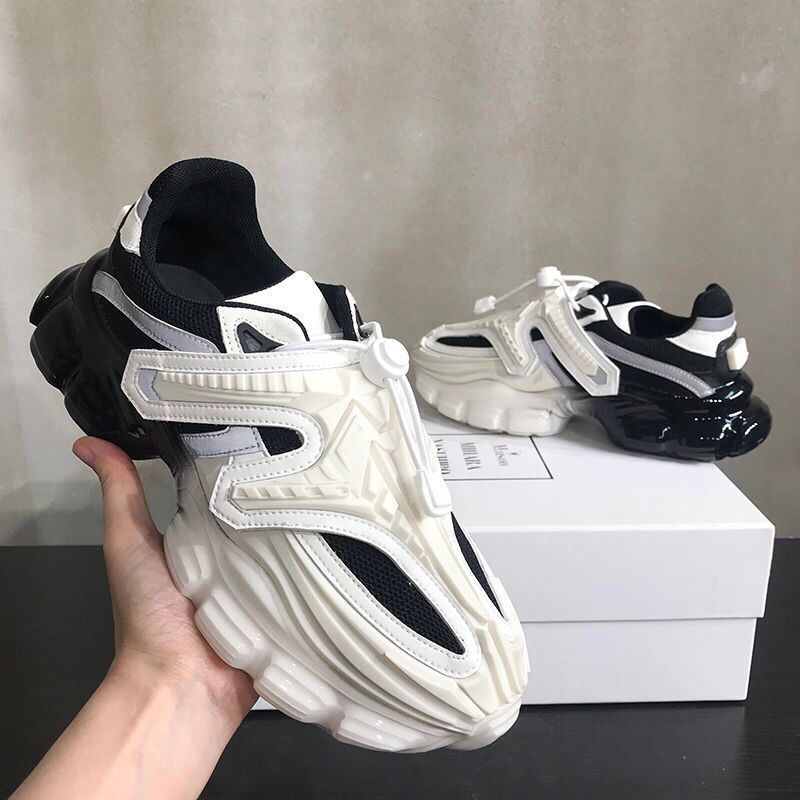 27170 Breathable Fashion Women Men Light Soft Thick Training Couple Athletic Sneakers Unisex New Air Cushion Running Shoes