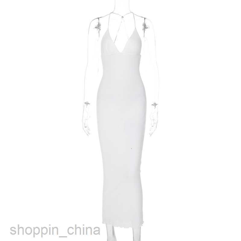 Basic Casual Women Dresses Sexy street new women's hollowed out patchwork bow tie slim fitting long double layered suspender dress