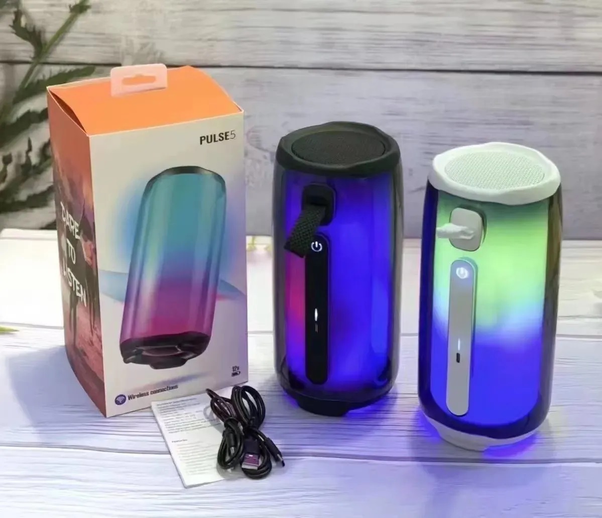 Pulse 5 Bluetooth Speaker Pulse Bluetooth Speaker Portable Bluetooth Waterproof Bass Speaker