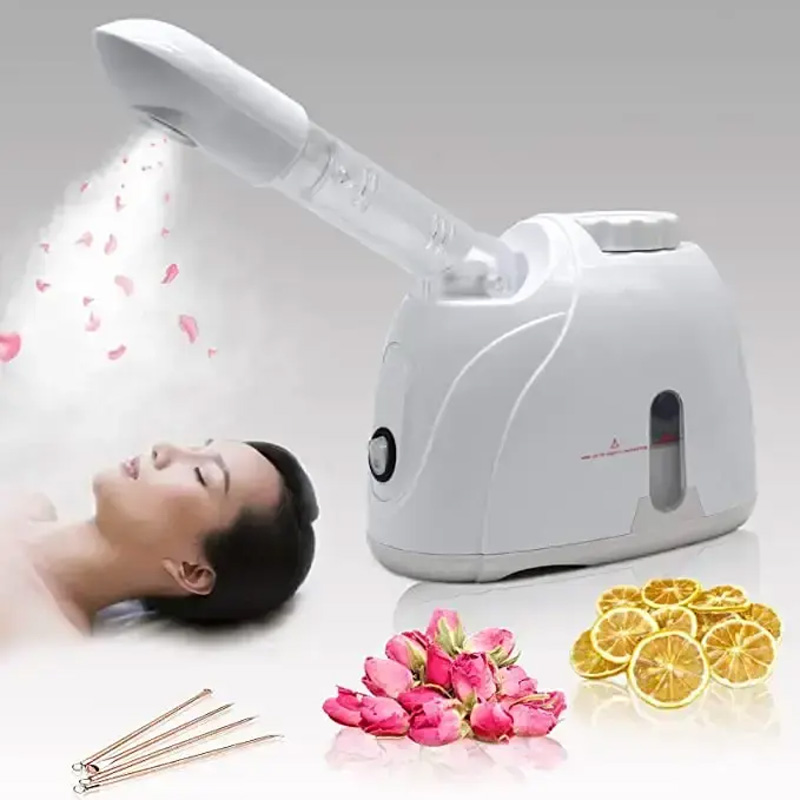 Newest Hot and Cold Sprayer Nano Mist Ozone Facial Spa Vapor Face Steamer Moisturizer Electric Support Stable Vaporizer Volcano 2d043