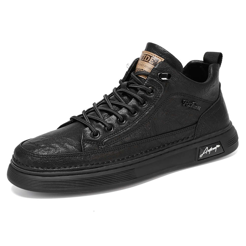 Trending Men's Sports Running Shoes Fashion Casual Sneakers with PU Leather Trainers for Walking Style