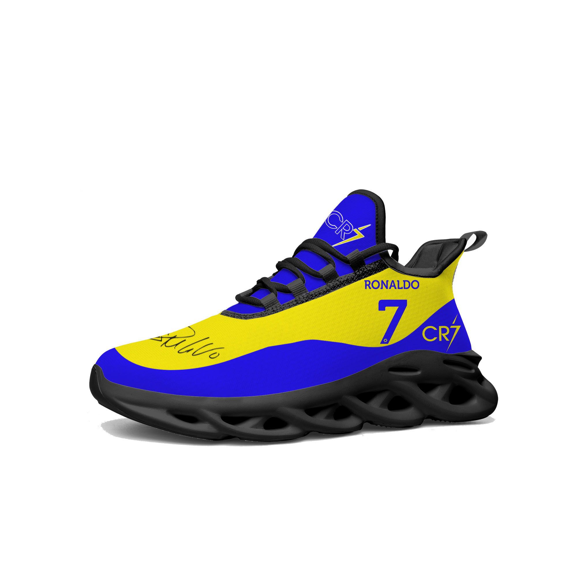 Men's and Women's Sports Sneakers: CR7 Cristiano Ronaldo Inspired Mesh Custom Shoes
