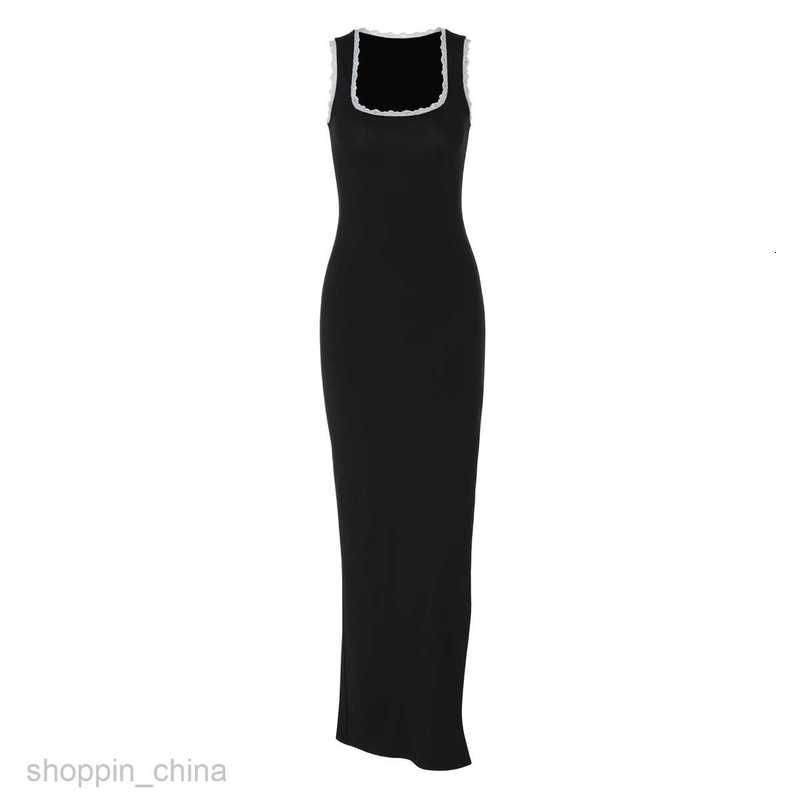 Basic Casual Dresses Women's temperament solid color, street style new pullover patchwork lace long slim fit buttocks wrapped dress Shirt Dress