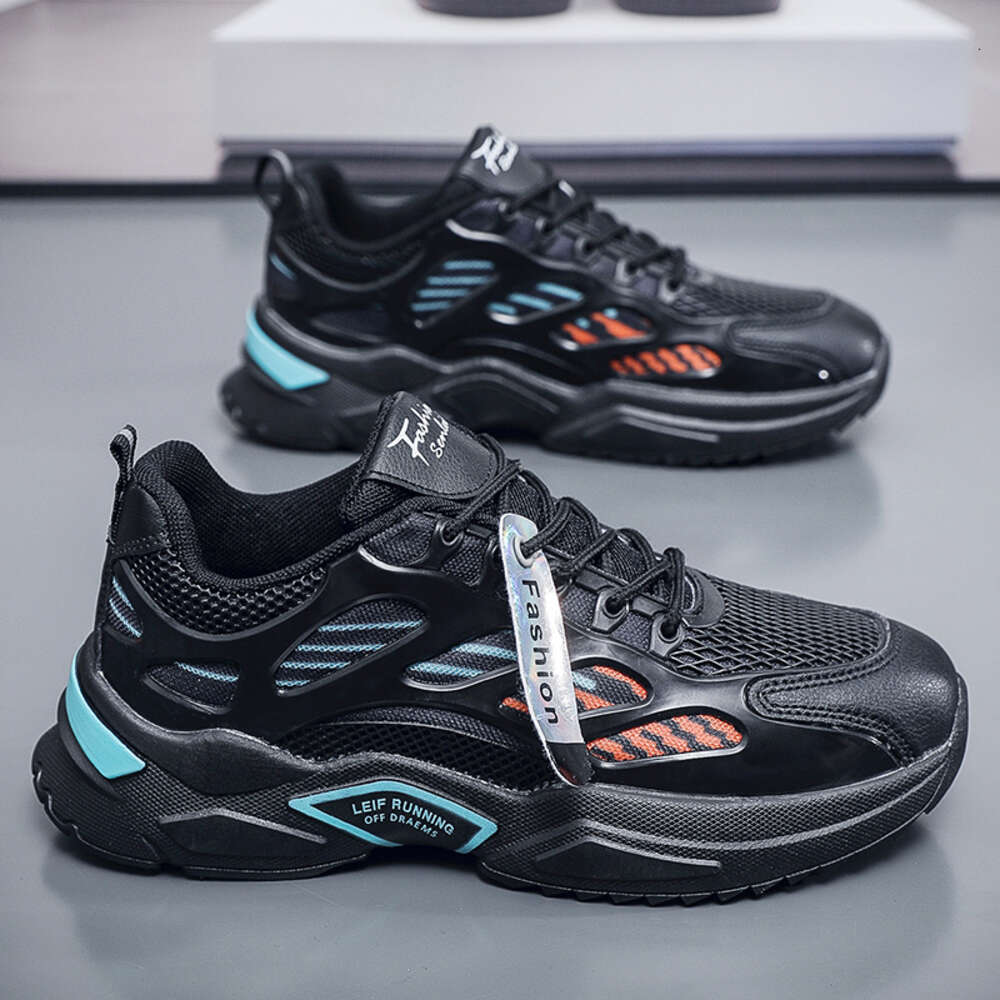 High Quality Men's Casual Sports Running Breathable Mesh Surface Walking Shoes Wholesale