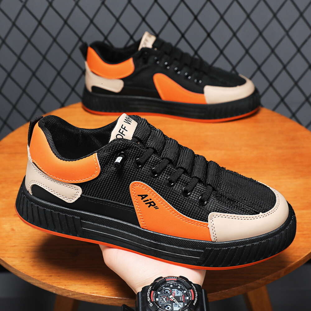 2024 Men's Running Canvas Shoes Breathable Korean Version Trend All Sports Casual Board Footwear Little White Styles