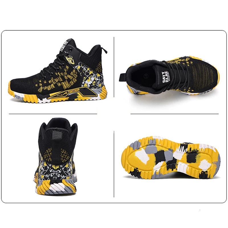 High Top Safety Shoes For Mens Work Safety Boots Anti Impact And Anti Puncture Work Sports Shoes Not Wasily Damaged Work Boots 240612