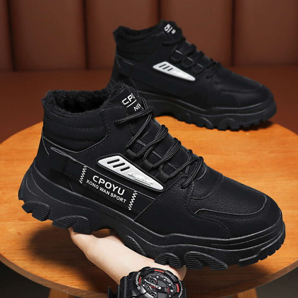 2024 New Men's Outdoor Casual Sports Shoes Winter Warm Martin Boots for Men