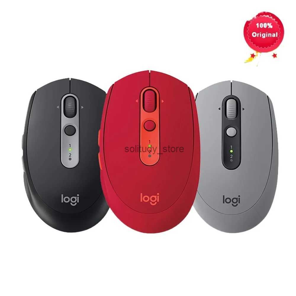 Mice Top M590 Wireless Mute Bluetooth Mouse 2.4GHz Unifying Dual Mode 1000 DPI Multi-Device Optical Silent Mouse Office PC Mice Q240613