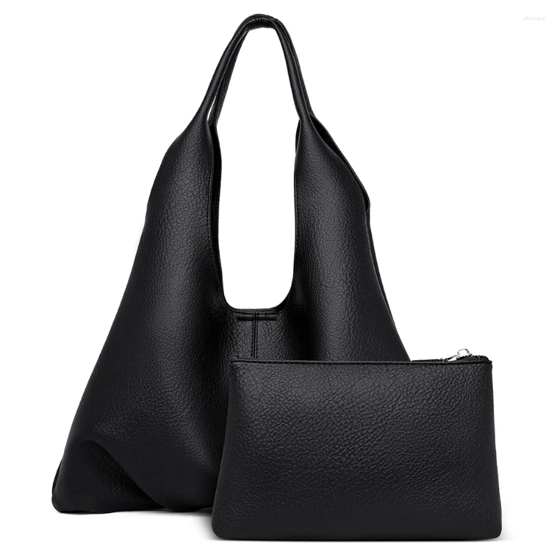 Designer Handbags: Chic Solid Color PU Leather Bag With Top Handle - Lightweight Shoulder Purse For Women New Free Delivery Designer Bag