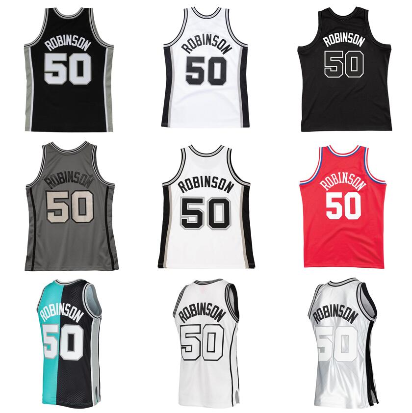 David Robinson stitched Basketball Jerseys 1998-99 01-02 MN Hardwoods classic retro jersey Men youth women S-6XL