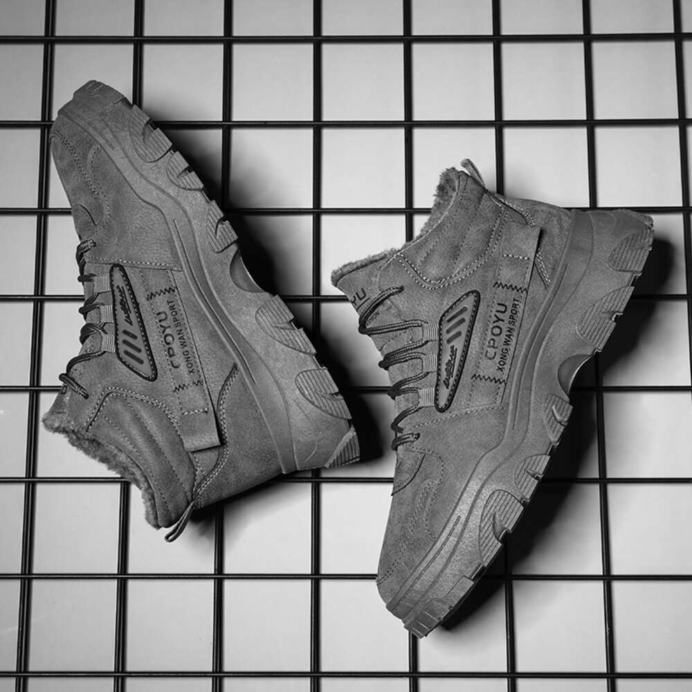 2024 New Men's Outdoor Casual Sports Shoes Winter Warm Martin Boots for Men