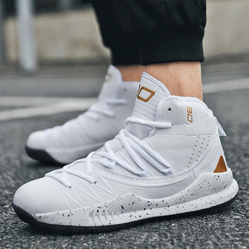 Breathable Anti-Slip Basketball Shoes for Men: Odor-Resistant and Wear-Resistant dh910320090