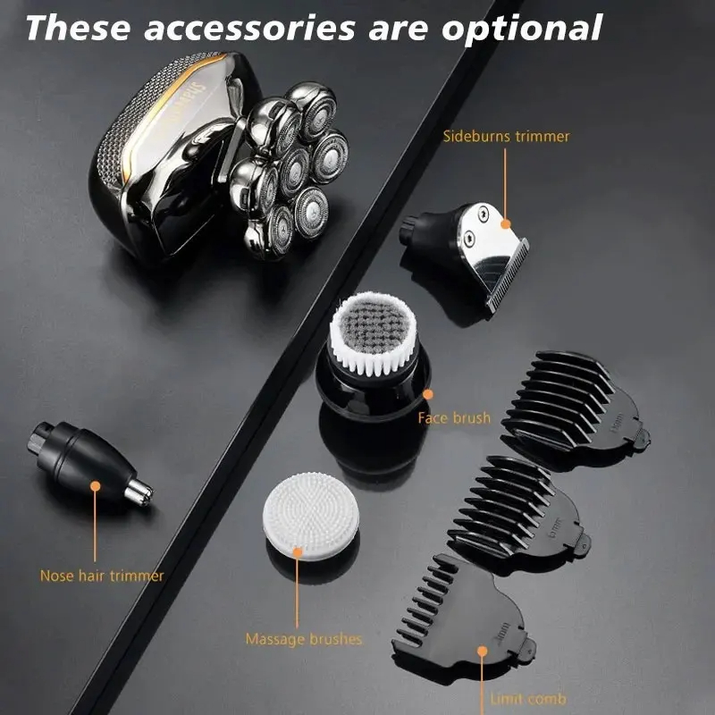 7d head shavers for men 5 in 1 electric mens head shaver for bald men wet dry waterproof bald head shaver electric shavers men