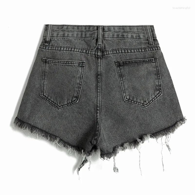 Denim Shorts For Women, Streetwear Wide Leg Jeans
