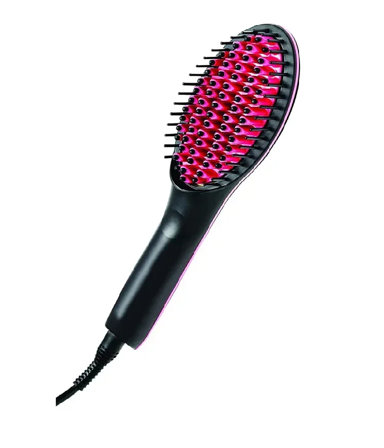 Electric Hair Straightening Brush Hot Comb Adjustable Temperature Hair Straightener Professional Women's Hair Heating Comb