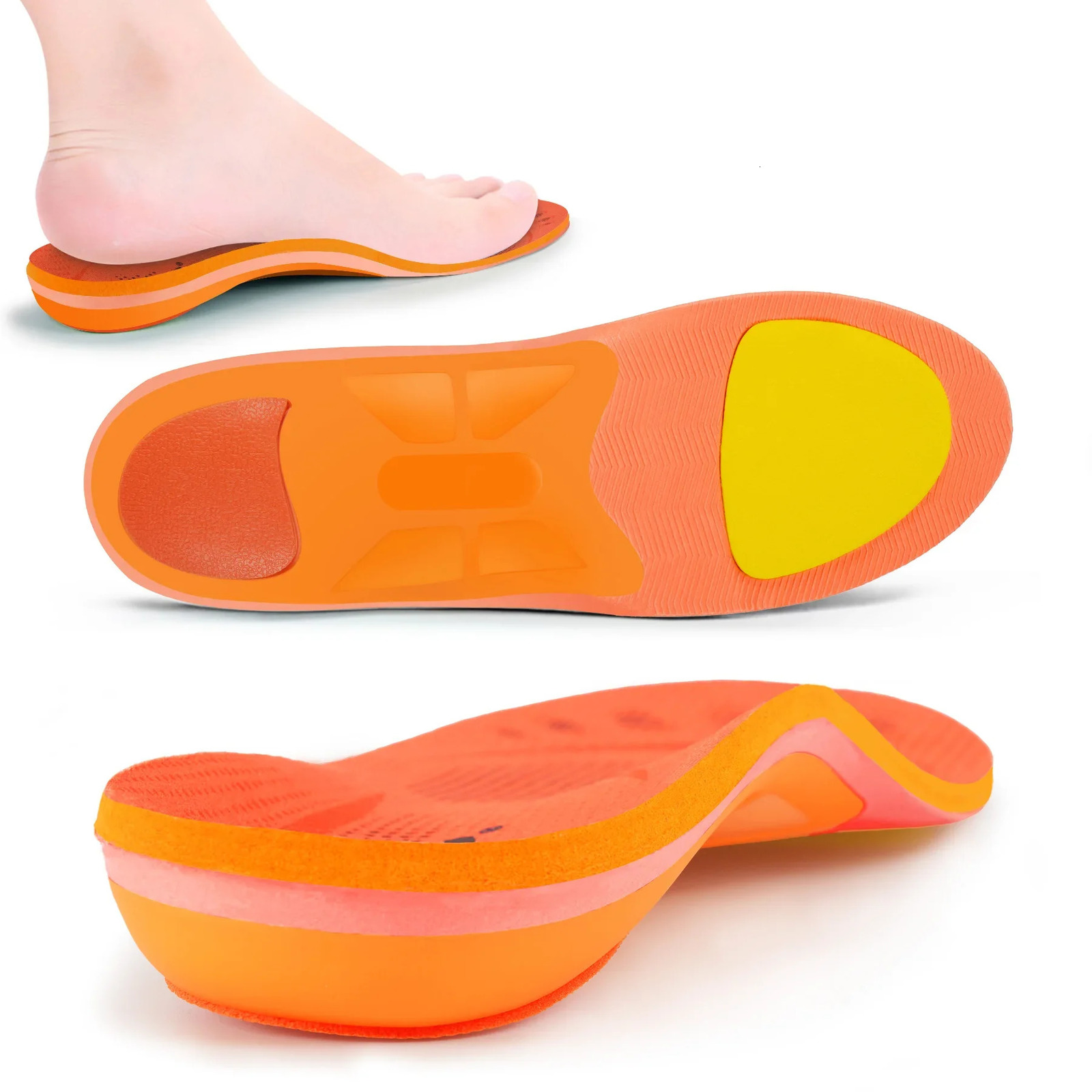 Flat foot orthodontic sports underwear frame with high arch support plant charm mens sports shoes orthodontic underwear frame with plant 240612