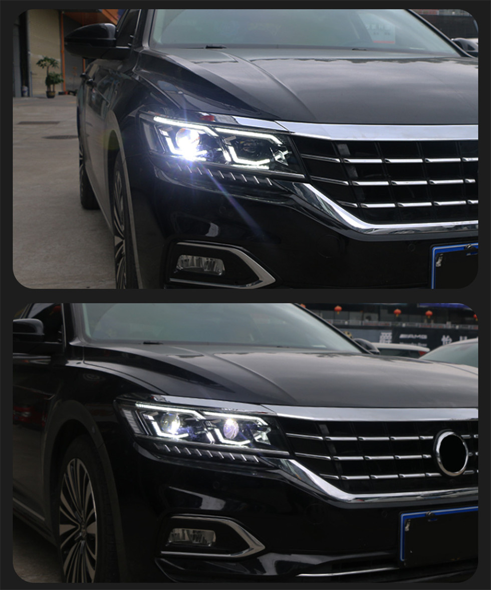Car Light for VW Passat B9 20 19-20 20 New Passat US Version LED Upgrade Lens Dynamic Signal Headlights Assembly