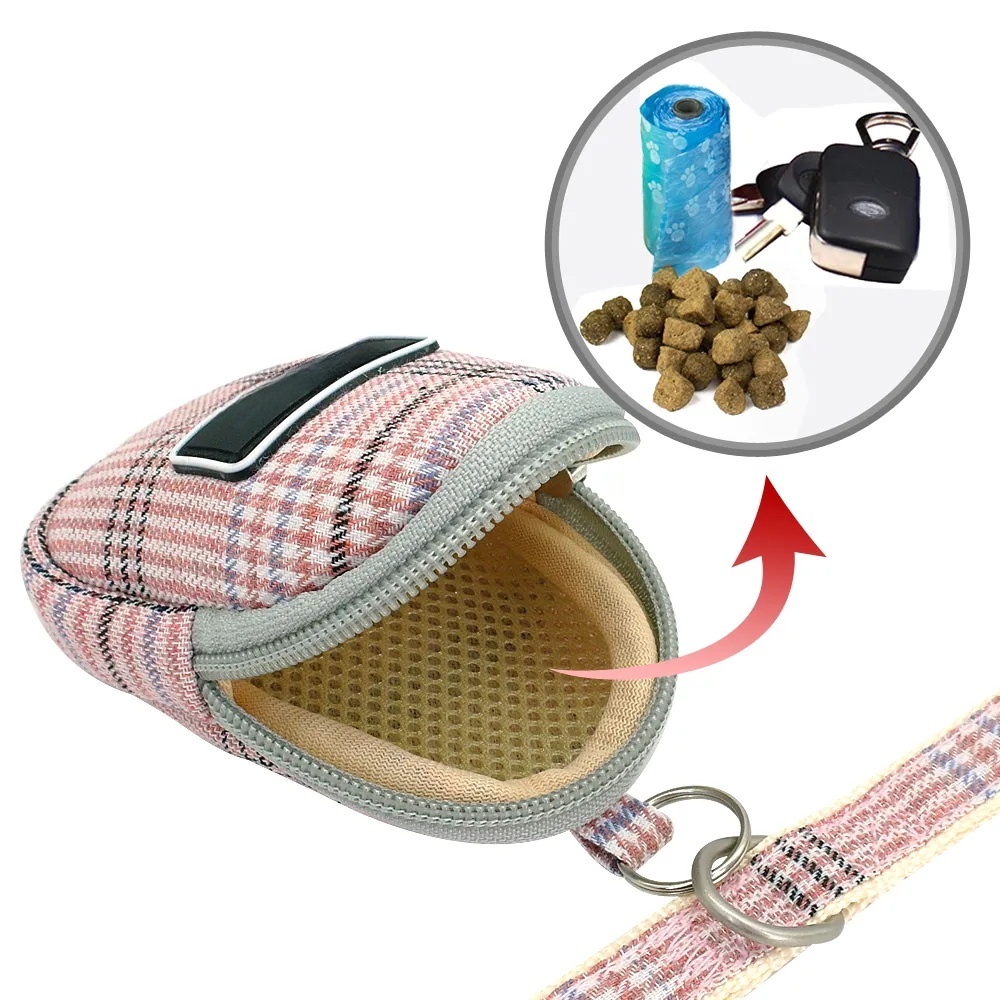 Dog Collar Leash Set: Soft Adjustable Pet Harness Vest For Chihuahua, Puppy, Small/Medium Dogs