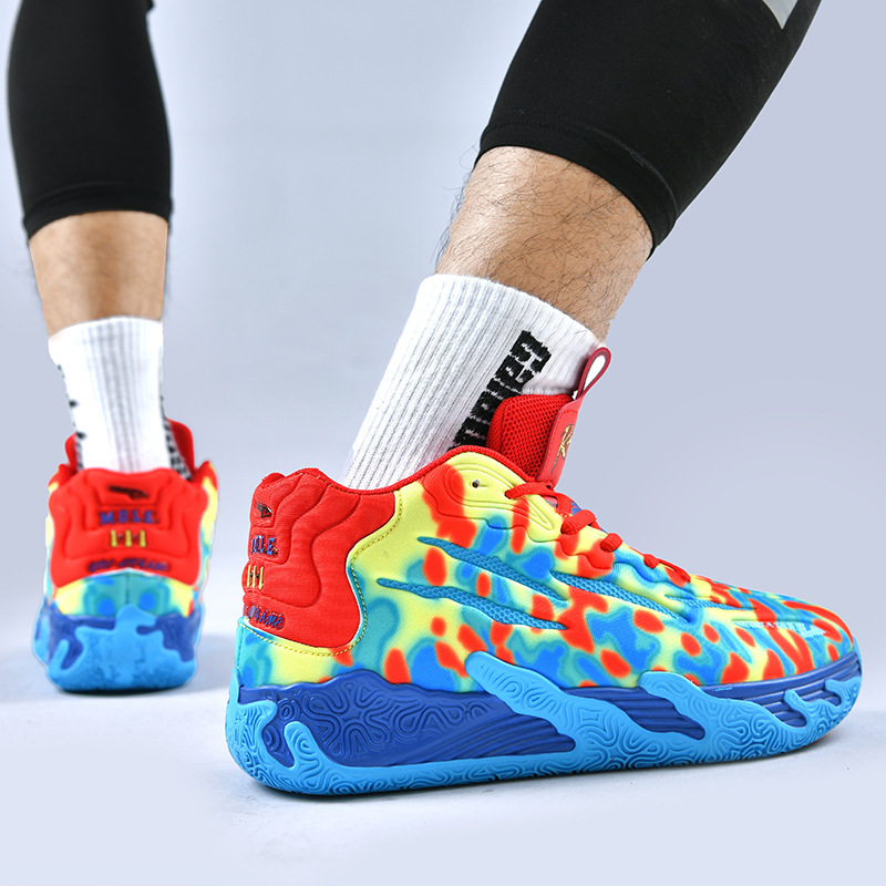 New practical shock-absorbing sports casual versatile including shipping anti slip and wear-resistant basketball men running shoes