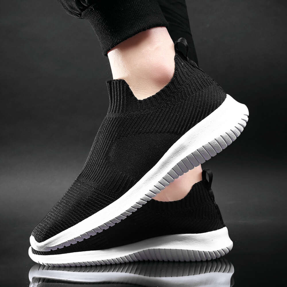 S Running Men Mesh Breathable Platform Lazy Person Sports Hiking Shoes Casual Light Walking Sneakers Loafers Ddmysaturn