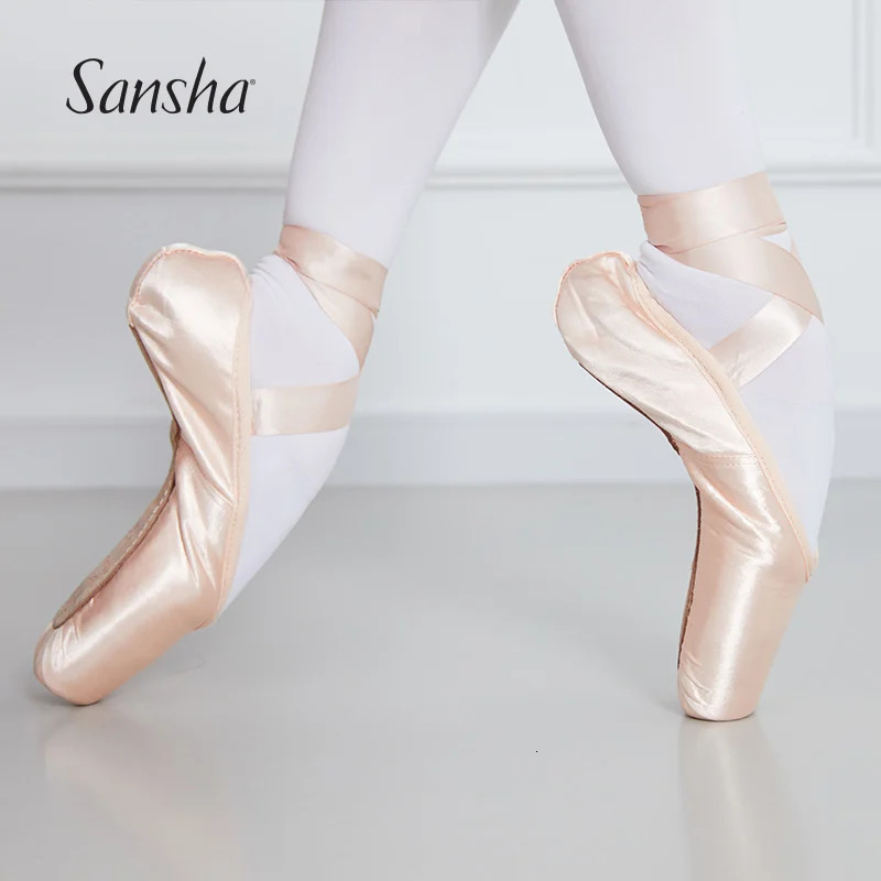 Sansha F.R.D Classic Ballet Pointe Shoes Superb Technology Handle Womens Dance Shoes Professional DUVAL 1 240614