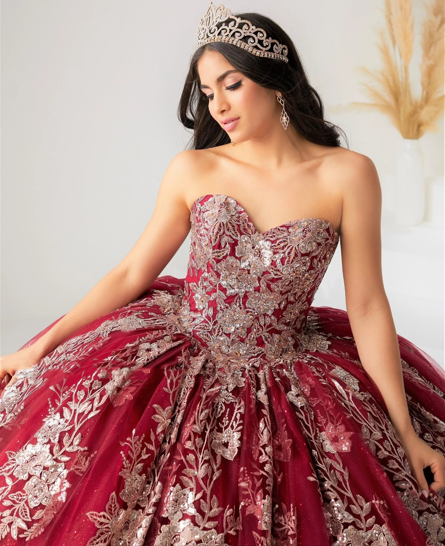 Pink Mexican Quinceanera Dresses Ball Gown Sweetheart Tulle Appliques Sparkly Puffy Charro Sweet 16 Dresses 15 Anos