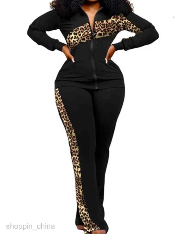 Women's Tracksuits Women's Autumn/Winter New Two Piece Printed Pants Set Sets