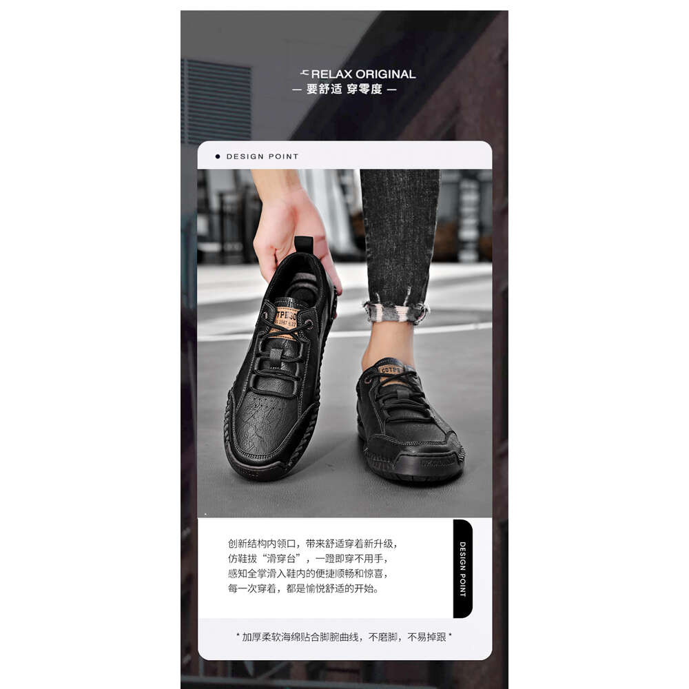 2901 Large Hand Sewn Casual Men's Shoes 38-46