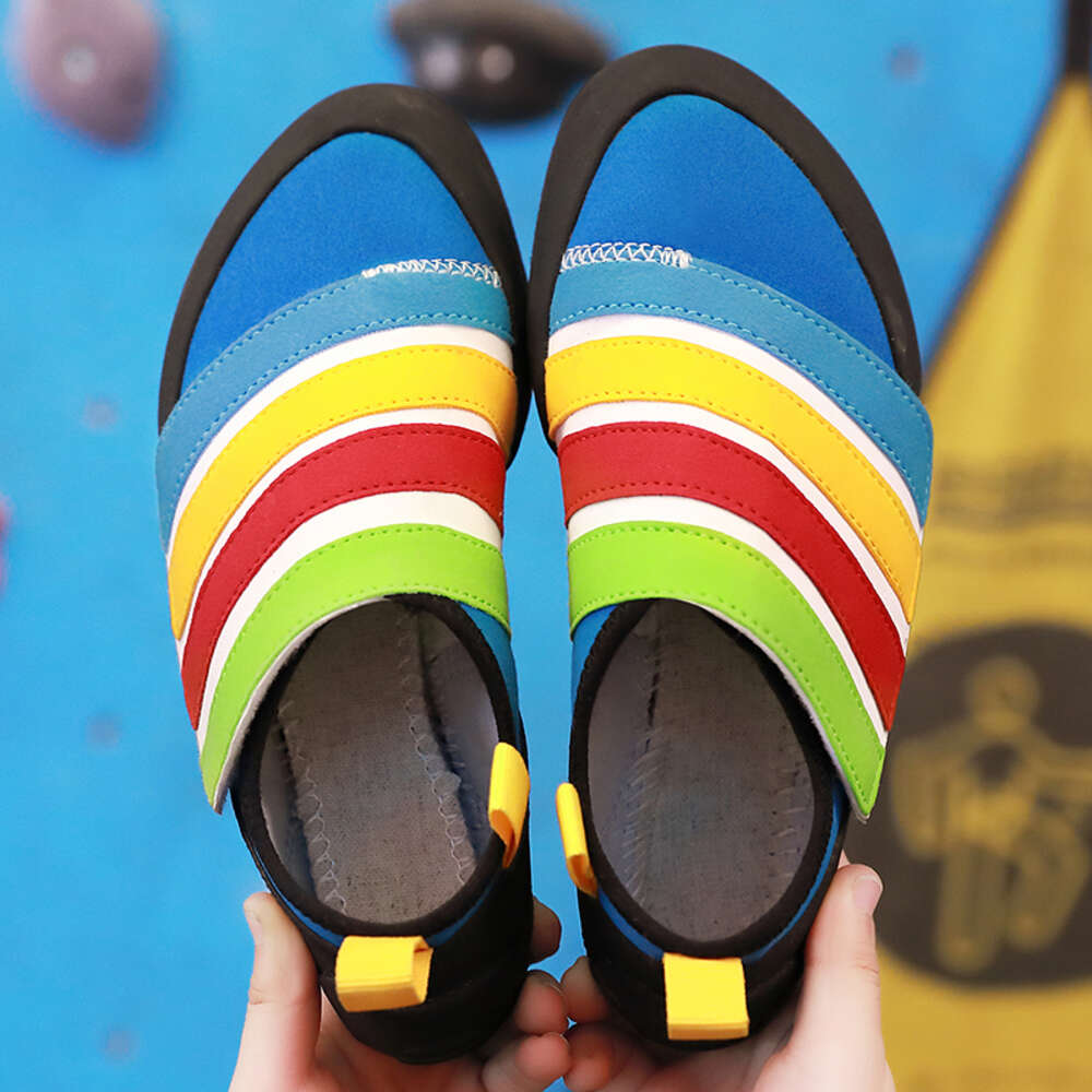 High quality Lightweight Outdoor Non-slip Professional Training Sports Rock Zapatos de escalada Men Kids Climbing Shoes