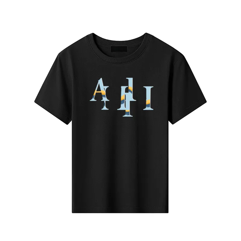 New Trendy Kids T-shirts Kid Popular Print 100% Cotton Short Sleeve Boys Girls Casual T-shirt Designers Summer Shirts For Children Baby Clothes AYG246142