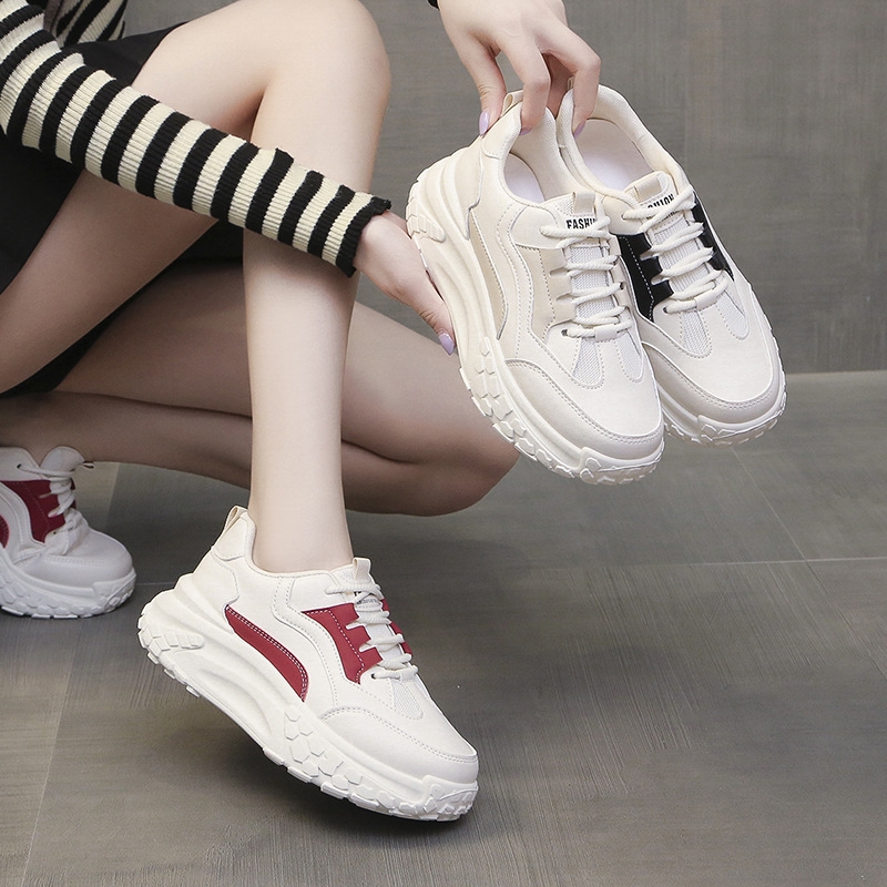Summer Thick Sole Durable 2024 New Fashion Casual Sports Shoes Summer Student Running Shoes Free Shipping