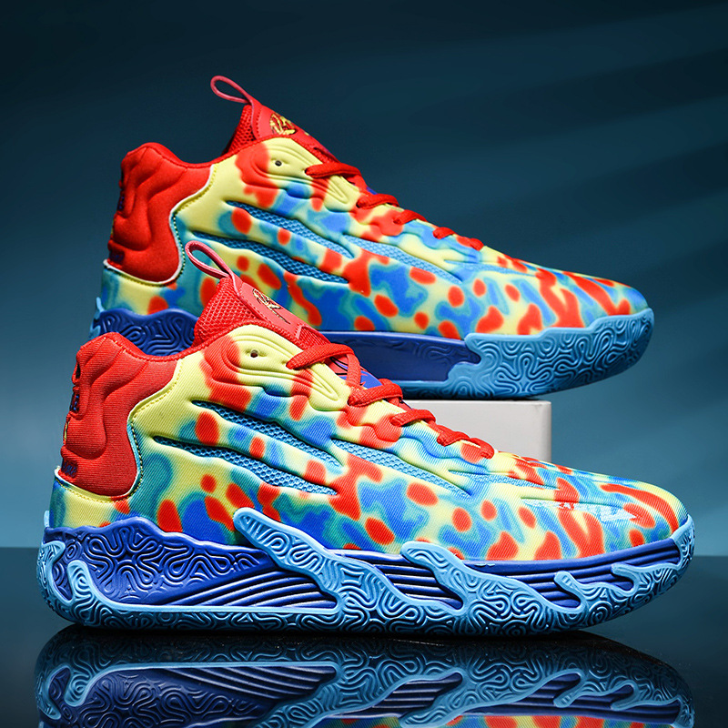 New practical shock-absorbing sports casual versatile including shipping anti slip and wear-resistant basketball men running shoes