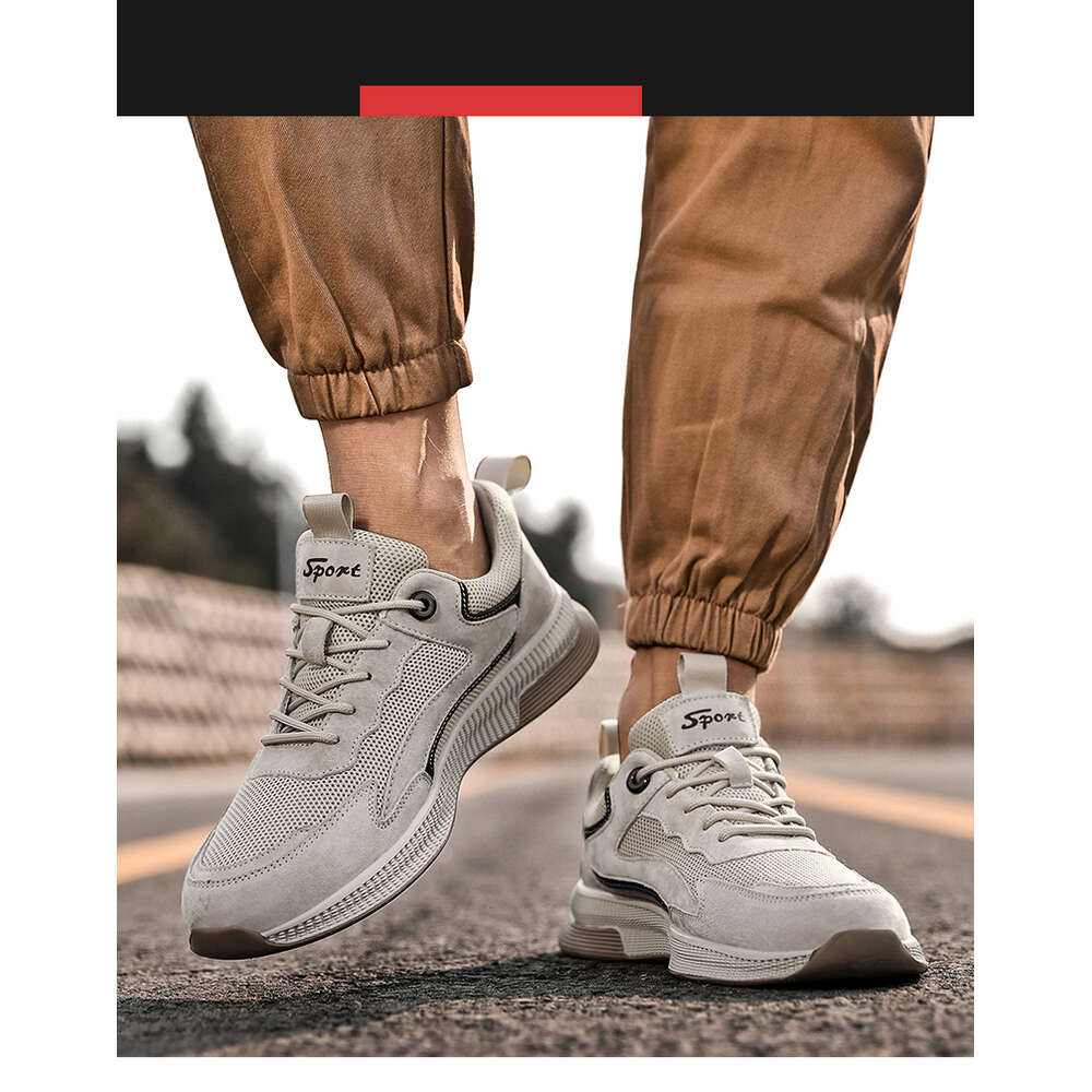 Taihao Z2302 Pig Skin Mesh Breathable Shoes 38-44