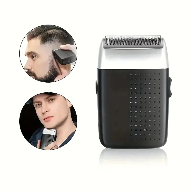 1pc mens exclusive electric reciprocating shaver washable shaver head portable charging design