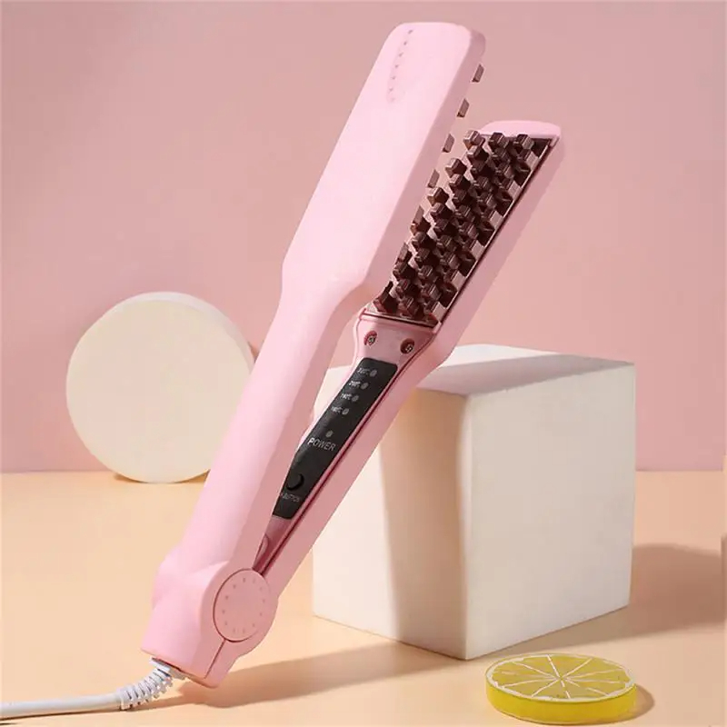 Professional Volumizing Hair Iron Ceramic 3D Grid Hair Crimper Curling Iron Corn Perm Splint Flat Iron Hair Styling Tools