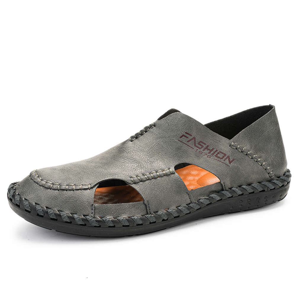 8826 Large Genuine Leather Casual Handmade Sandals 38-46