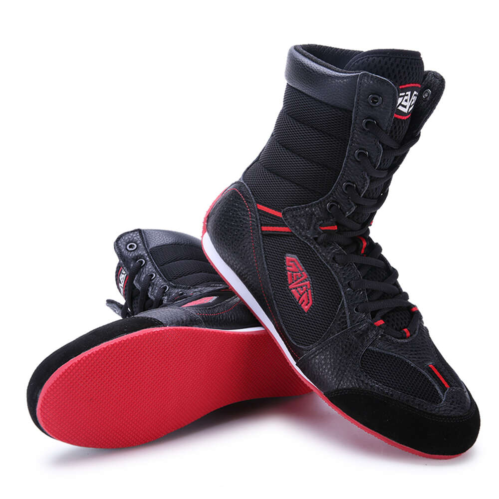 Professional Gym Training Combat Boots Wide Fit Men Women Boxing Shoes
