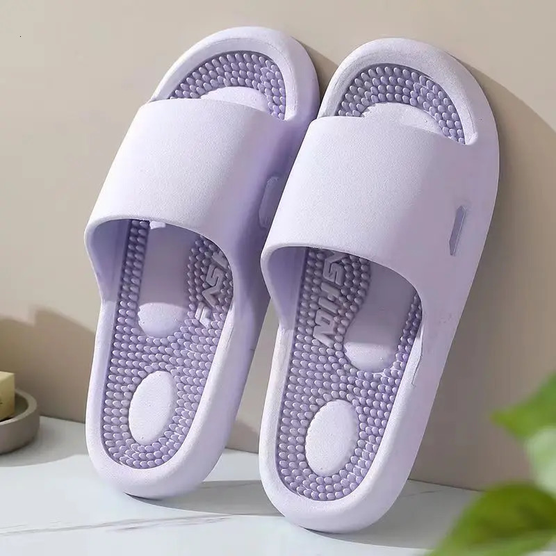 Womens Summer Massage Slide Soft Bottom Anti slip Outdoor Beach Slide Free Delivery Home Slide Bathroom Slide 240612