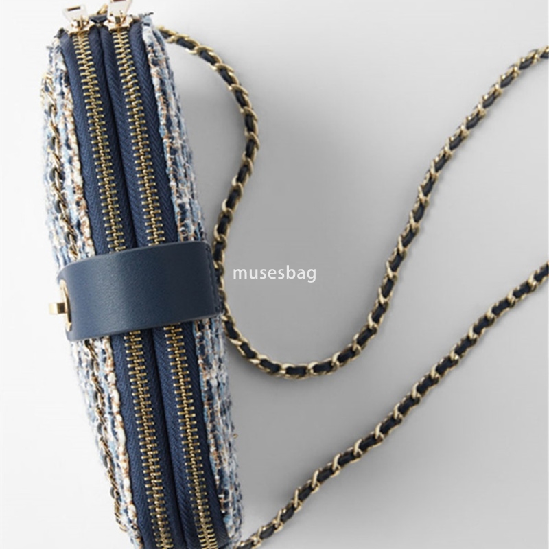 Designer women's high-quality fashionable splicing soft cloth classic retro shoulder crossbody bag chain small square bag versatile small fragran